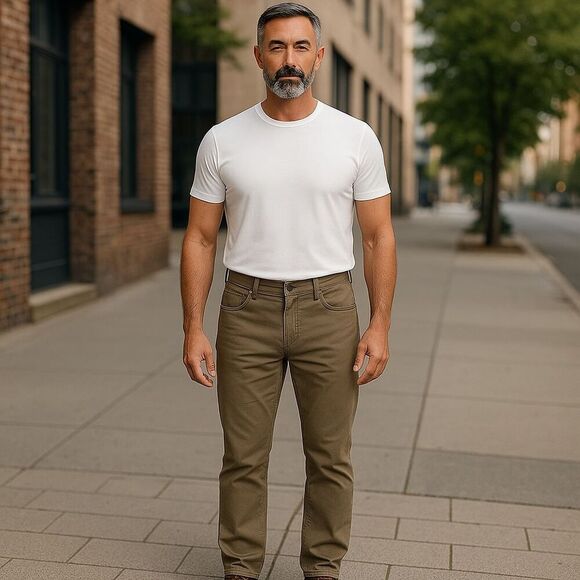 Prana Pants Mens 40 Slim Brown Born From The Experience Brion Stretch Hiking - Picture 9 of 9